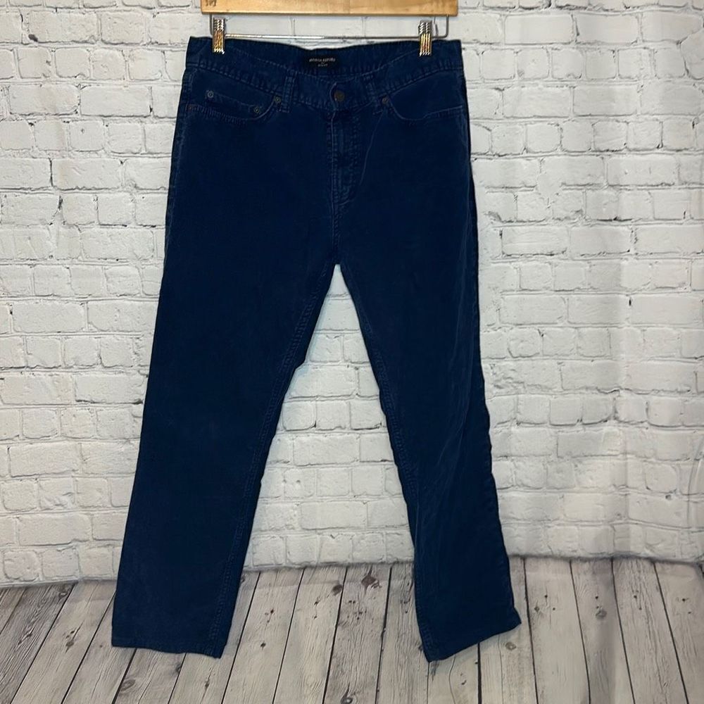 Banana republic‎ Slim Fit Navy Corduroy Preppy Pants size 32